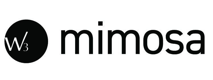 W3 mimosa ロゴ