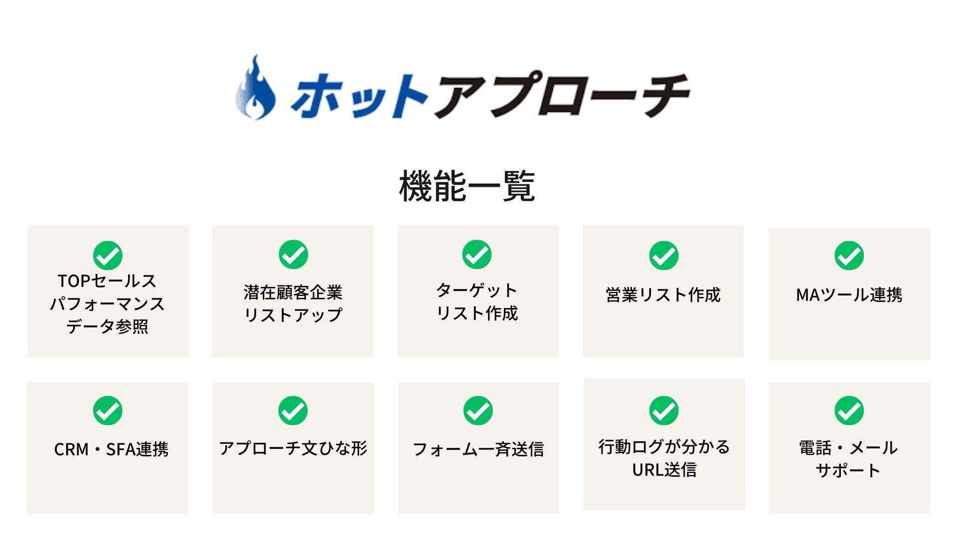 企業データベース ホットアプローチ