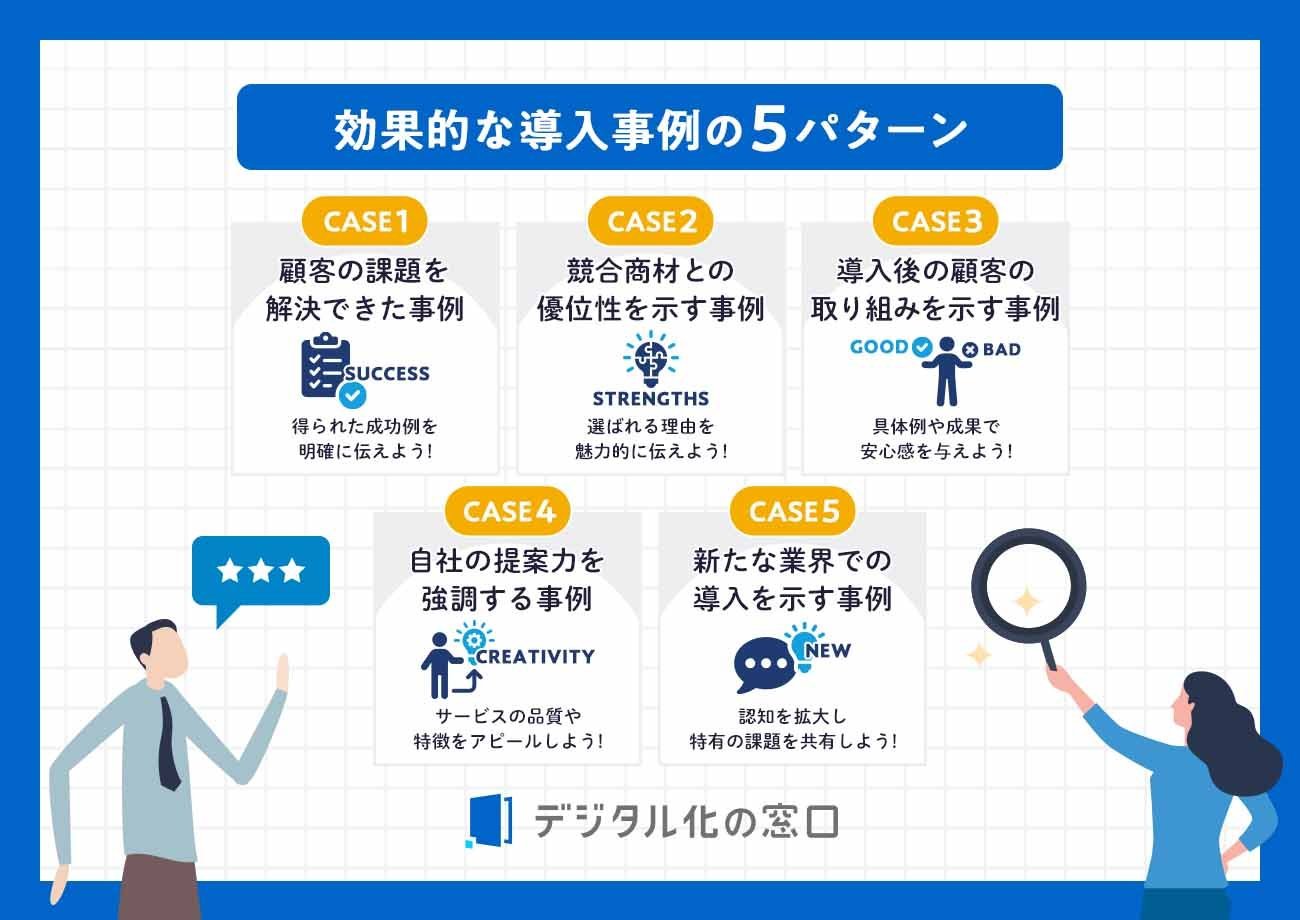 効果的な導入事例の5パターン