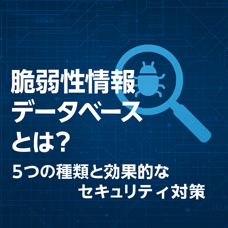 脆弱性情報データベースとは？5つの種類と効果的なセキュリティ対策