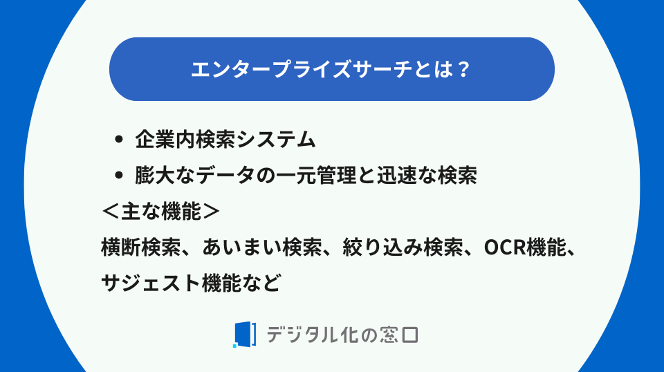 エンタープライズサーチとChatGPTの違い
