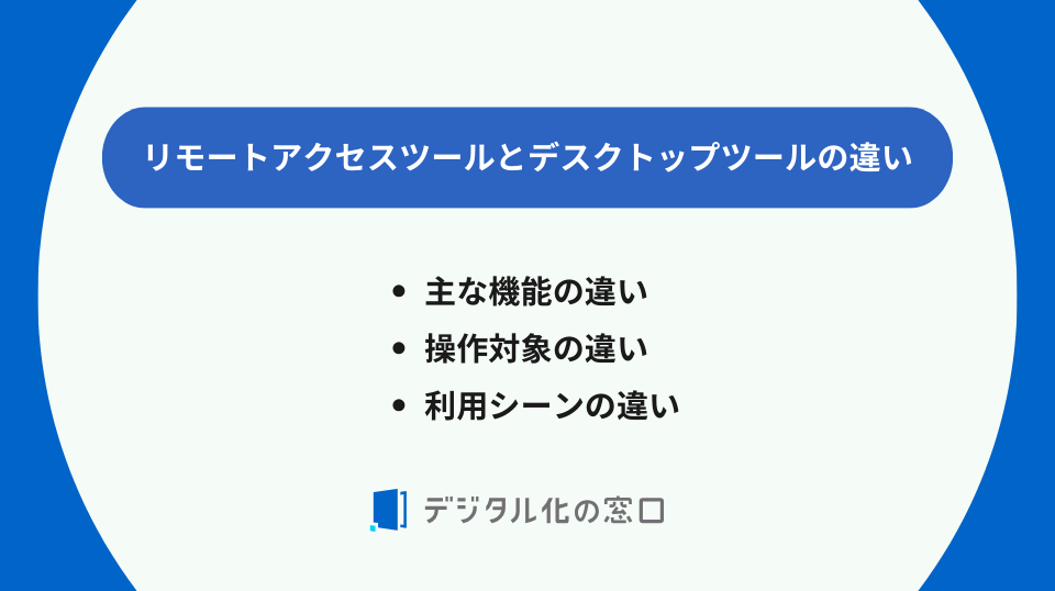 無料のリモートアクセスツール