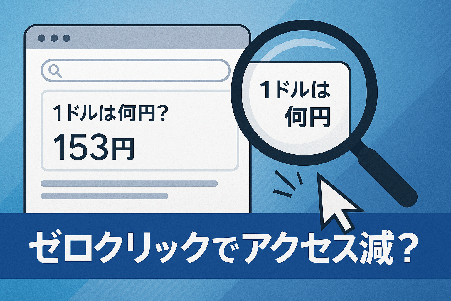 ゼロクリックでアクセス減？原因と影響、Web担当者がすべき7つの対策