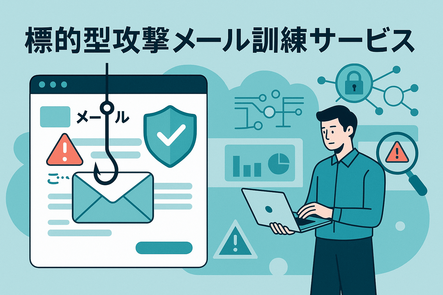 標的型攻撃メール訓練サービス比較10選｜不審なメールに対応できる力を養う訓練の導入流れ【2026年更新版】
