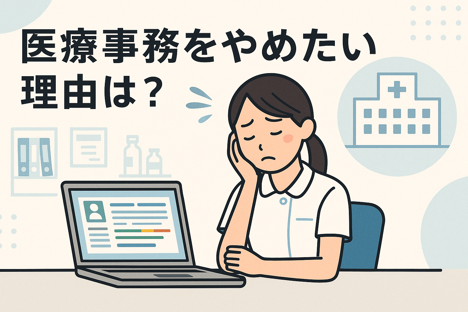 医療事務をやめたい理由は？転職のポイントも解説