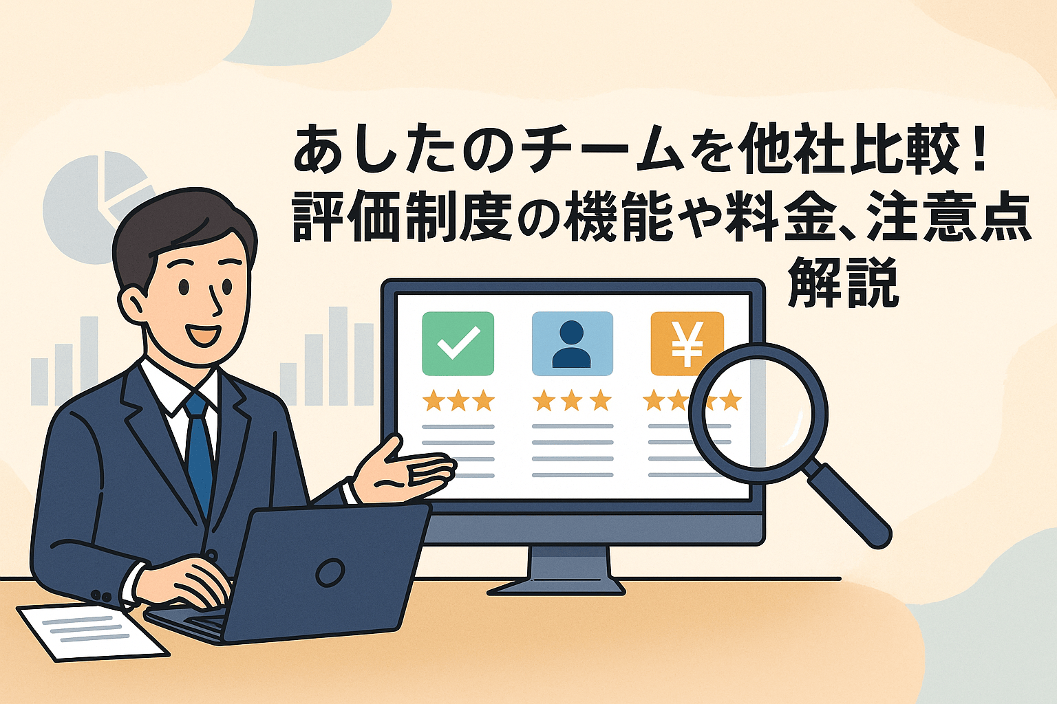 あしたのチームを他社比較！評価制度の機能や料金、注意点を解説【2026年最新】