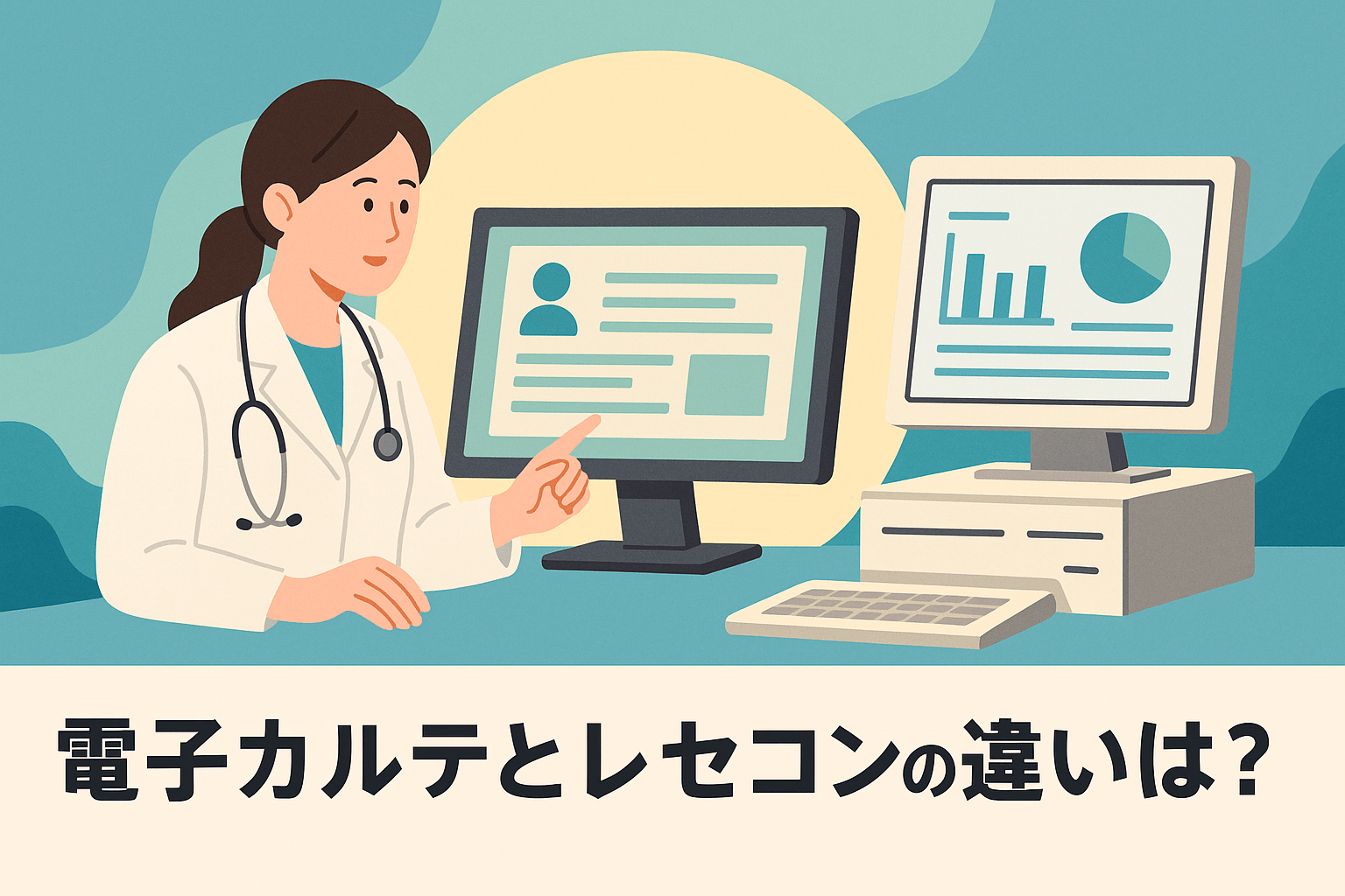 電子カルテとレセコンの違いは？連携のメリットや導入ポイントを解説