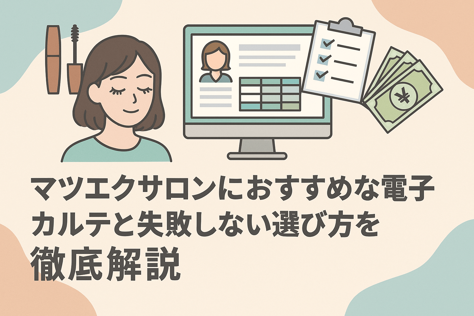 マツエクサロンにおすすめな電子カルテと失敗しない選び方を徹底解説