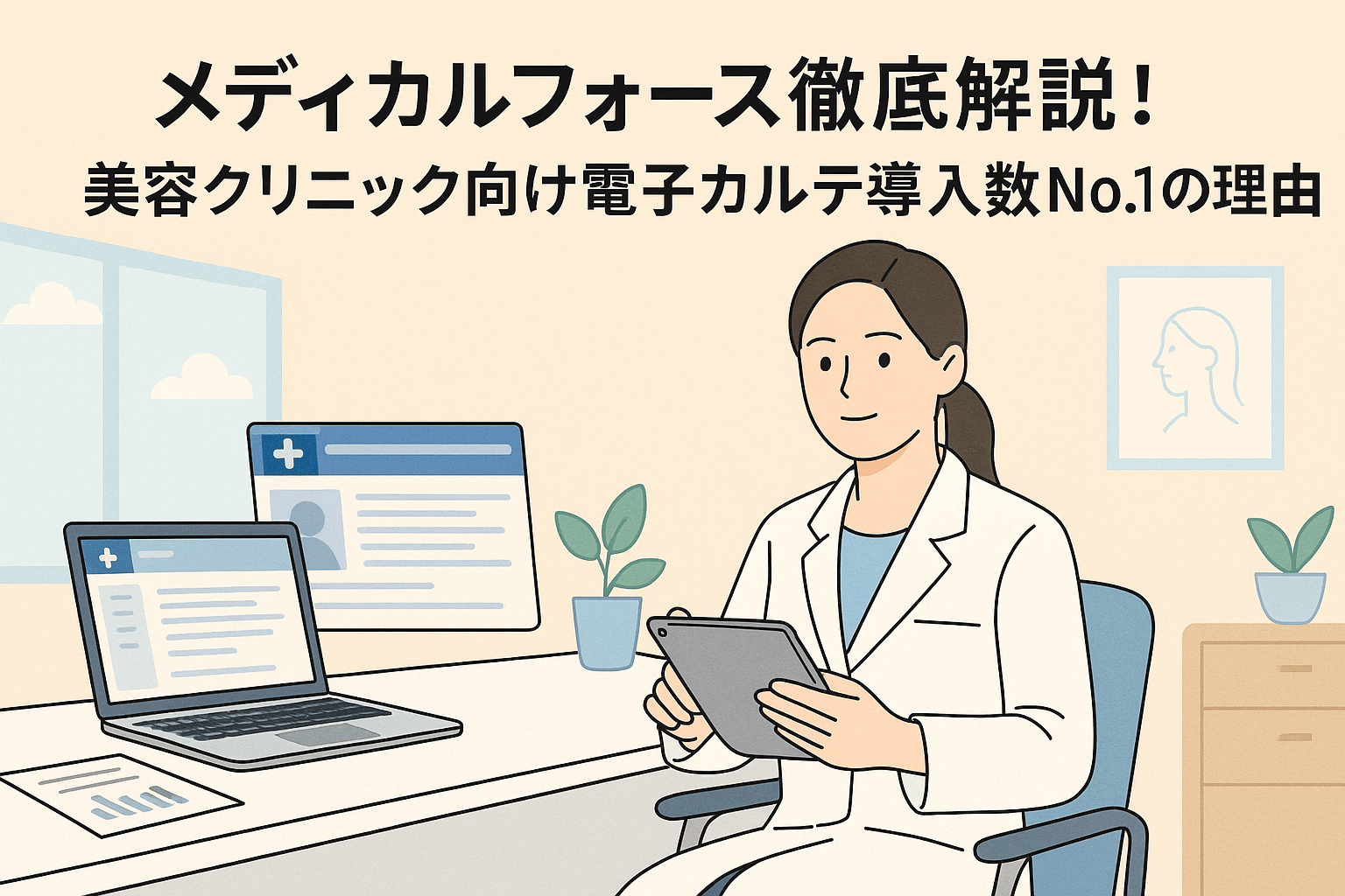 メディカルフォースの料金・導入事例を解説｜自由診療の経営DXを加速【2026年最新版】