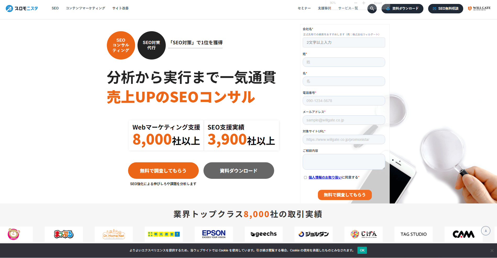 willgate-promonista-servicelist-seoconsulting