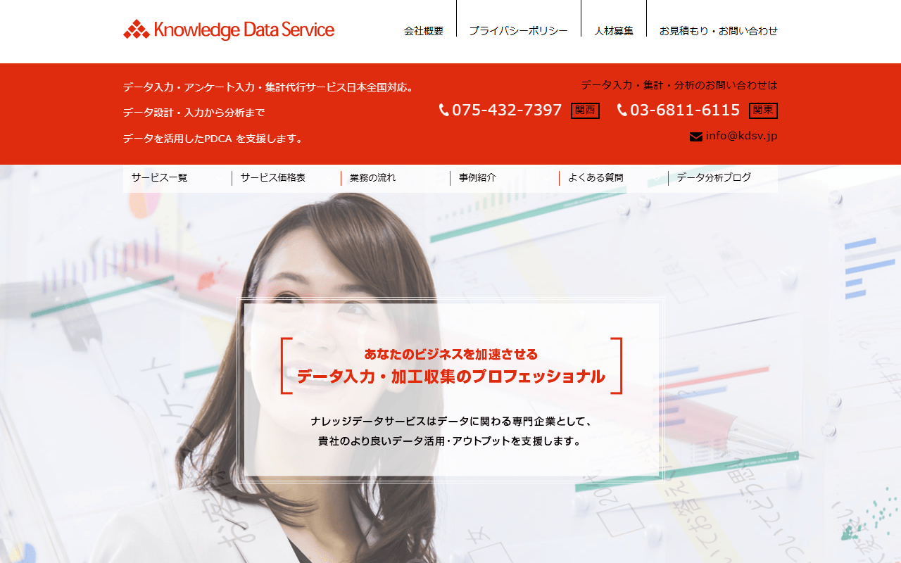 ナレッジデータサービス株式会社 公式サイト