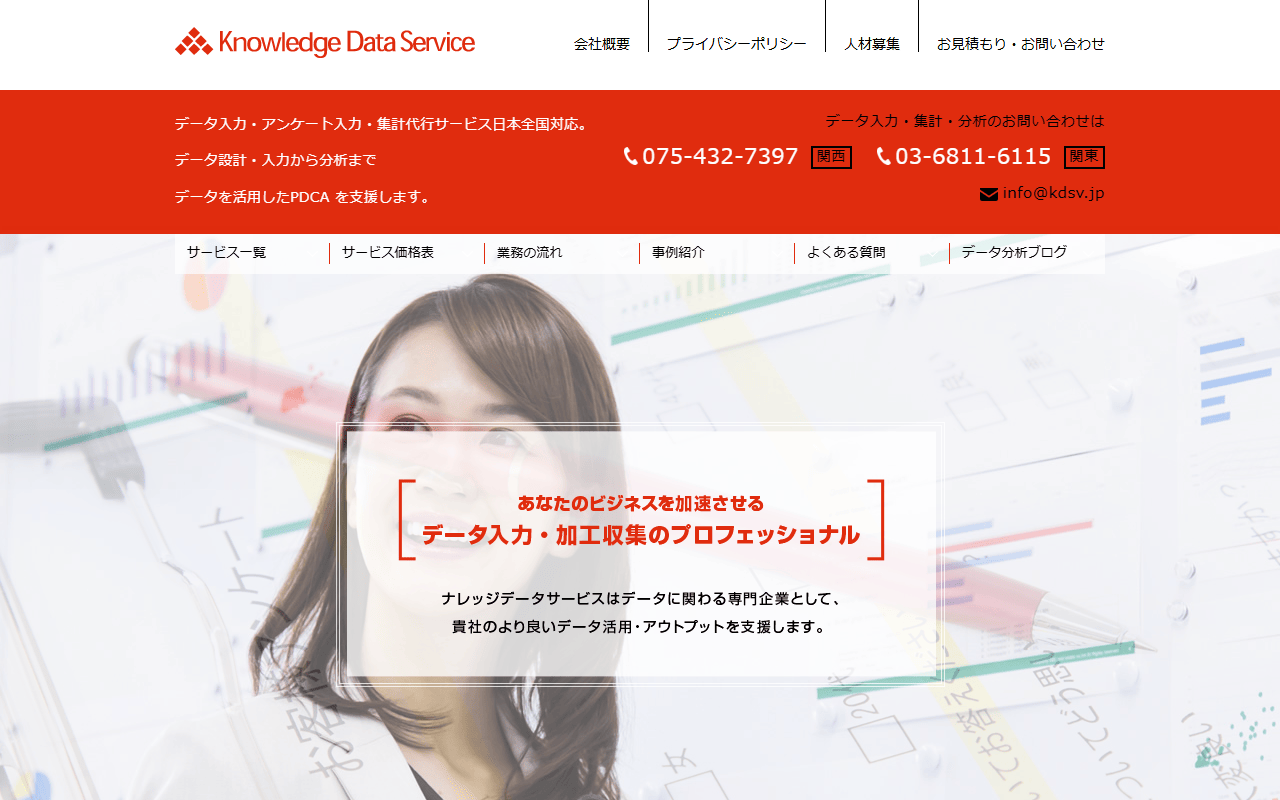 ナレッジデータサービス株式会社 公式サイト