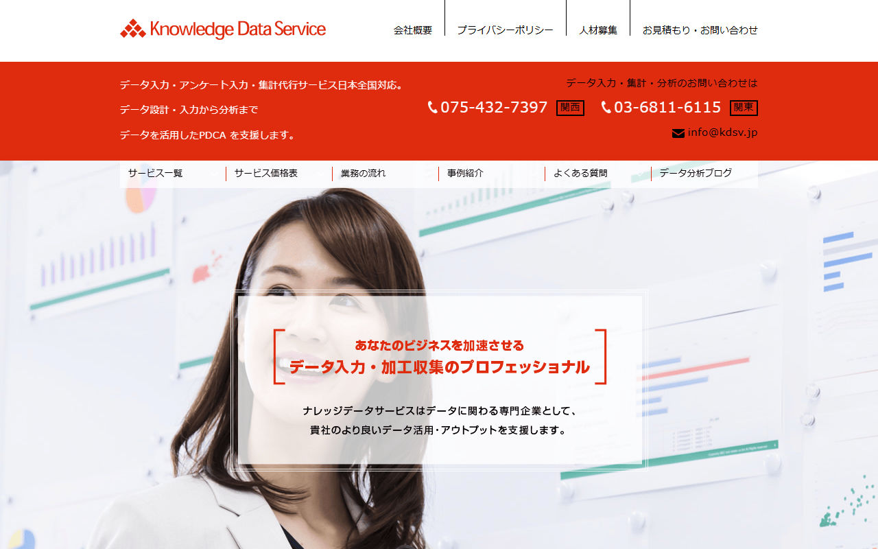 ナレッジデータサービス株式会社 公式サイト