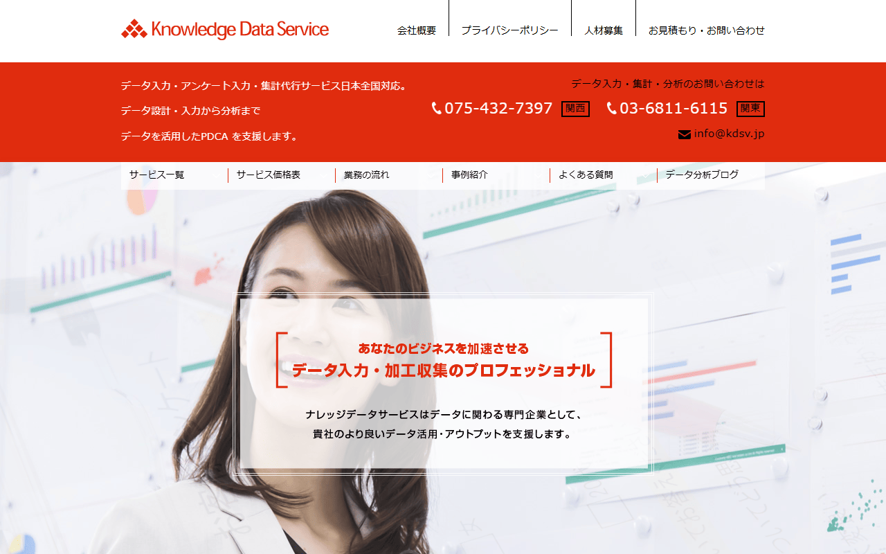 ナレッジデータサービス株式会社 公式サイト
