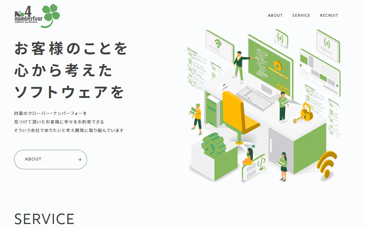 株式会社ナンバーフォー 公式サイト