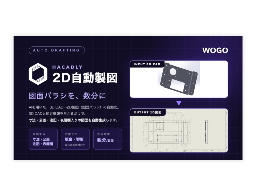 Hacadly 2D自動製図の資料サムネイル