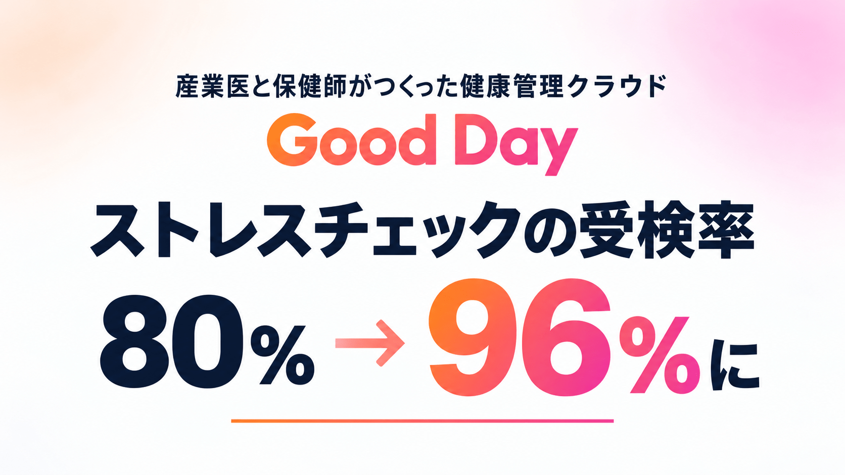 健康管理クラウドGood Day、中小企業向けに正式提供開始