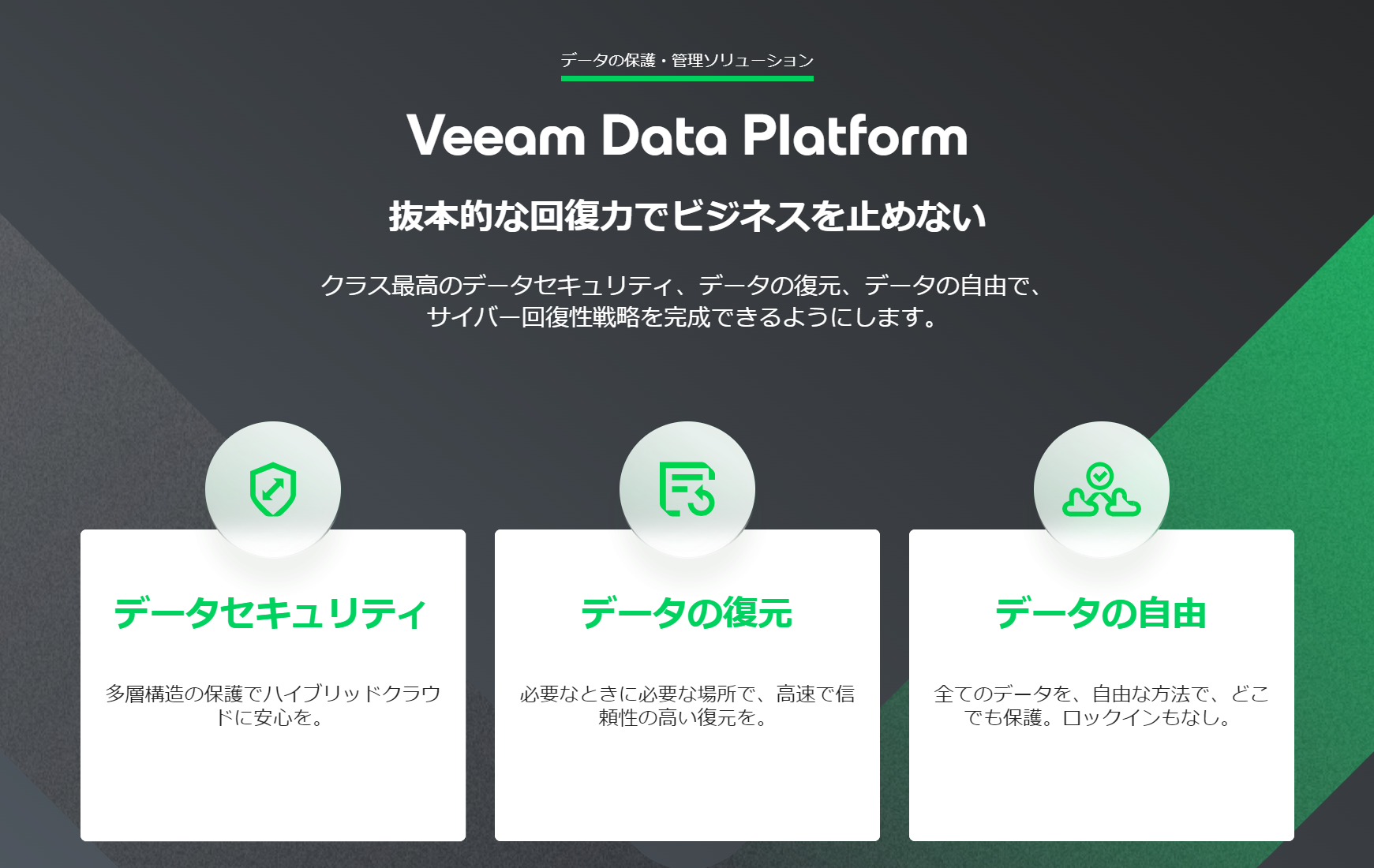 Veeam Data Platform ロゴ