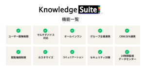 Knowledge Suite　　名刺管理ソフト　中小企業向け　大企業向け　SFA